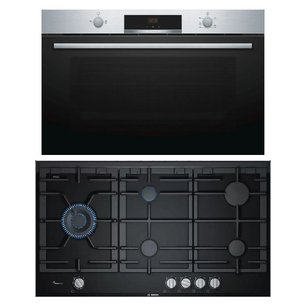 Bosch (духовой шкаф VGD553FB0 + варочная панель PRS9A6D70M) фото в Казани и Татарстане