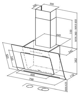 Вытяжка Фабер INFINITY ALMOND A80 фото 4 в Казани и Татарстане Вытяжка Faber INFINITY ALMOND A80 фото 4 в Казани и Татарстане