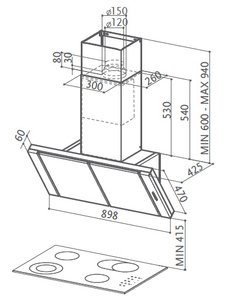 Вытяжка Фабер Discovery ACT EG8 X A90 фото 2 в Казани и Татарстане Вытяжка Faber Discovery ACT EG8 X A90 фото 2 в Казани и Татарстане