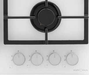 Газовая варочная панель KRONA NEBEL 60 WH W фото 3 в Казани и Татарстане