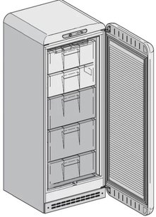 Холодильник Смег CVB20RP фото 4 в Казани и Татарстане Холодильник Smeg CVB20RP фото 4 в Казани и Татарстане