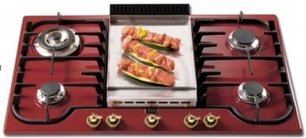 Варочная панель Ilve H90FCV Burgundy фото в Казани и Татарстане