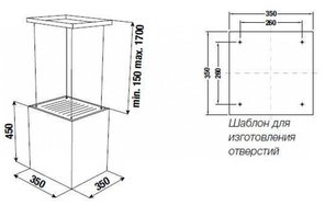 Островная вытяжка Kuppersbusch DI 3800.0 W4 Gold фото 2 в Казани и Татарстане