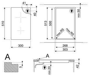 Варочная панель Smeg SE232TD1 фото 2 в Казани и Татарстане