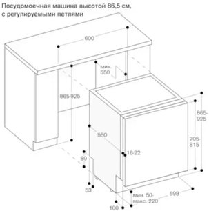 Встраиваемая посудомоечная машина Гаггенау DF271160F фото 2 в Казани и Татарстане Встраиваемая посудомоечная машина Gaggenau DF271160F фото 2 в Казани и Татарстане