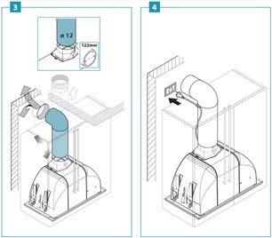 Встраиваемая вытяжка Falmec BUILT-IN BURANO 70 INOX фото 4 в Казани и Татарстане