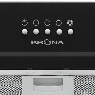 Встраиваемая вытяжка KRONA KATE 600 BLACK PB V2 фото 4 в Казани и Татарстане