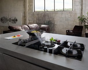 Варочная панель с вытяжкой Elica NIKOLATESLA FLAME EVO BL/A/88 фото 2 в Казани и Татарстане