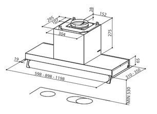 Вытяжка Faber STILNOVO LUX A120 фото 4 в Казани и Татарстане