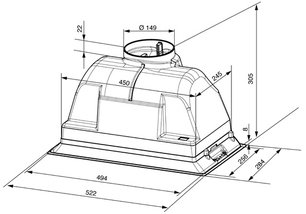 Вытяжка Smeg KSEG5X фото 3 в Казани и Татарстане