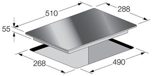 Варочная панель Fulgor Milano CH 302 ID TC WH/2 фото 2 в Казани и Татарстане