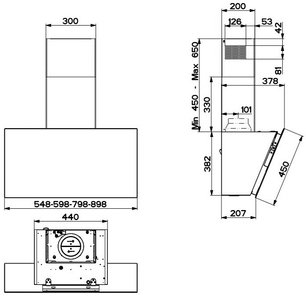 Вытяжка Фабер DAISY EG6 LED BK A80 фото 4 в Казани и Татарстане Вытяжка Faber DAISY EG6 LED BK A80 фото 4 в Казани и Татарстане