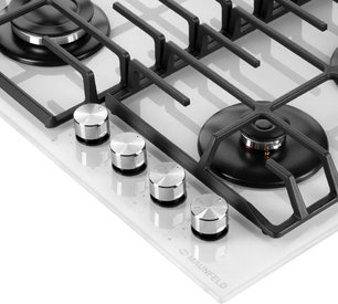 Газовая варочная панель MAUNFELD EGHG.64.6CW/G фото 3 в Казани и Татарстане Газовая варочная панель MAUNFELD EGHG.64.6CW/G фото 3 в Казани и Татарстане