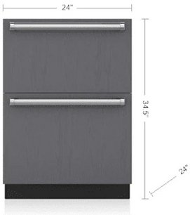 Встраиваемый морозильник SUB-ZERO ID24FI фото в Казани и Татарстане