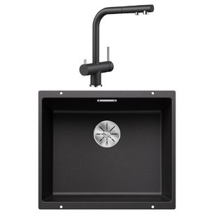 Blanco (мойка SUBLINE 500-U SILGRANIT + FONTAS-S II SILGRANIT антрацит) фото в Казани и Татарстане