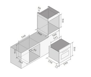 Духовой шкаф ILVE OV60-SNT3/MGB фото 2 в Казани и Татарстане