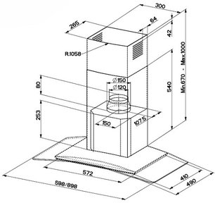 Вытяжка Франке FGC 625 XS фото 2 в Казани и Татарстане Вытяжка Franke FGC 625 XS фото 2 в Казани и Татарстане