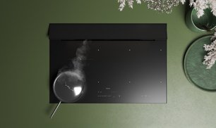 Варочная панель с вытяжкой Фалмек BRERA 75 VETRO NERO фото 3 в Казани и Татарстане Варочная панель с вытяжкой Falmec BRERA 75 VETRO NERO фото 3 в Казани и Татарстане