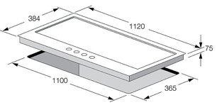 Варочная панель Fulgor Milano CPH 1124 G WK X фото 4 в Казани и Татарстане