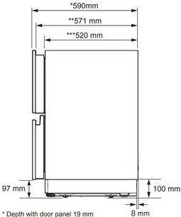 Встраиваемый под столешницу конвертируемый холодильник Сигначе Китчен Сьют SKSUD2402E фото 4 в Казани и Татарстане Встраиваемый под столешницу конвертируемый холодильник Signature Kitchen Suite SKSUD2402E фото 4 в Казани и Татарстане