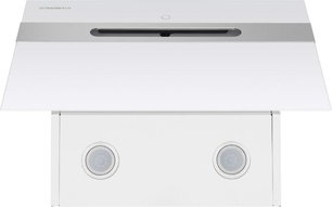 Кухонная вытяжка MAUNFELD Moon 60 белый\вставка сатин фото 4 в Казани и Татарстане