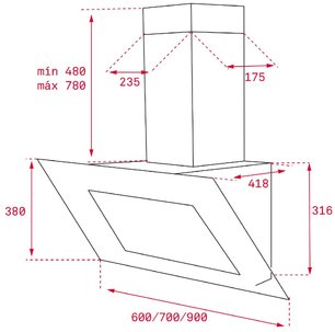 Вытяжка Teka DVT 950 WHITE фото 2 в Казани и Татарстане