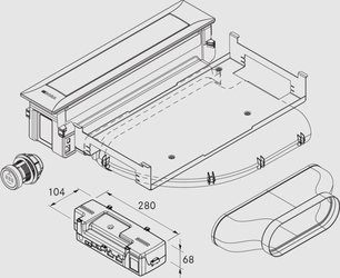 Встраиваемая в столешницу вытяжка БОРА PKA3AB фото 4 в Казани и Татарстане Встраиваемая в столешницу вытяжка BORA PKA3AB фото 4 в Казани и Татарстане