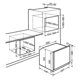 Духовой шкаф Smeg SFP120N-1 фото 2 в Казани и Татарстане