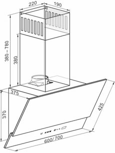 Вытяжка  Kaiser AT 6410 F Glass Eco фото 4 в Казани и Татарстане