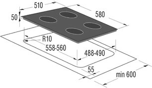 Варочная поверхность Korting HI 6402 X фото 2 в Казани и Татарстане