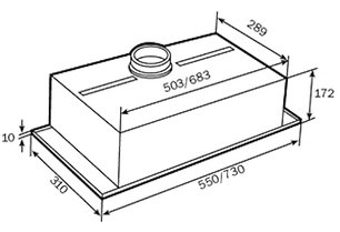 Встраиваемая вытяжка Teka GFH 73 STAINLESS STEEL фото 2 в Казани и Татарстане