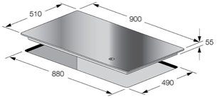 Варочная панель Fulgor Milano FCH 905 ID TS G DWK BK фото 4 в Казани и Татарстане