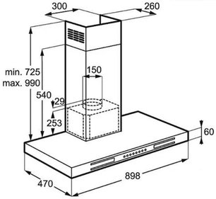 Вытяжка AEG X69453MD0 фото 2 в Казани и Татарстане