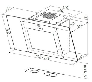 Вытяжка Фабер CITY EG6 W/X A80 фото 2 в Казани и Татарстане Вытяжка Faber CITY EG6 W/X A80 фото 2 в Казани и Татарстане