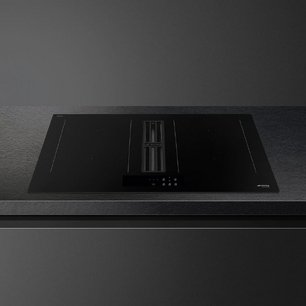 Варочная панель со встроенной вытяжкой Smeg HOBD382N2 фото 3 в Казани и Татарстане