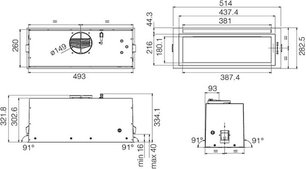 Встраиваемая вытяжка Элика LANE SENSOR BL MAT/A/52 старая версия фото 2 в Казани и Татарстане Встраиваемая вытяжка Elica LANE SENSOR BL MAT/A/52 старая версия фото 2 в Казани и Татарстане