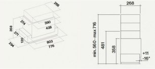 Встраиваемая вытяжка FALMEC E.ION GRUPPO INCASSO 70 (450) фото 2 в Казани и Татарстане