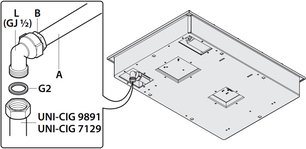 Газовая варочная панель Barazza 1PBFV64 фото 4 в Казани и Татарстане