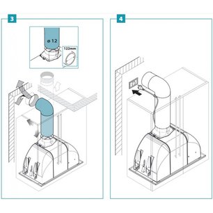 Встраиваемая вытяжка Falmec BUILT-IN BURANO 50 BK фото 4 в Казани и Татарстане