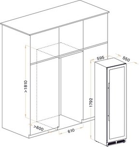 Винный шкаф Мэйвел MV98-KST3 Slim фото 4 в Казани и Татарстане Винный шкаф Meyvel MV98-KST3 Slim фото 4 в Казани и Татарстане