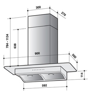 Вытяжка De Dietrich DHD 787 W фото 3 в Казани и Татарстане
