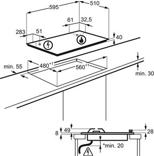 Варочная панель Электролюкс GRE263MW фото 4 в Казани и Татарстане Варочная панель Electrolux GRE263MW фото 4 в Казани и Татарстане