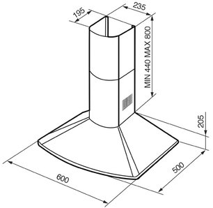 Вытяжка Smeg KSE66P9 фото 4 в Казани и Татарстане