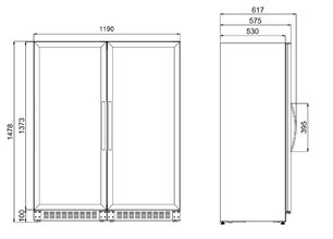Винный шкаф Дометик C101G Double Classic фото 3 в Казани и Татарстане Винный шкаф Dometic C101G Double Classic фото 3 в Казани и Татарстане