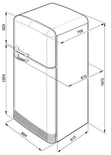 Холодильник Смег FAB50X фото 3 в Казани и Татарстане Холодильник Smeg FAB50X фото 3 в Казани и Татарстане