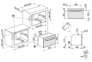 Духовой шкаф Смег SF4104WMCS фото 4 в Казани и Татарстане Духовой шкаф Smeg SF4104WMCS фото 4 в Казани и Татарстане