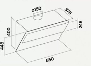 Вытяжка Фалмек VERSO 55 WHITE фото 4 в Казани и Татарстане Вытяжка Falmec VERSO 55 WHITE фото 4 в Казани и Татарстане