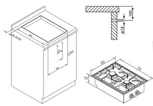 Варочная панель Ilve HF40F фото 2 в Казани и Татарстане