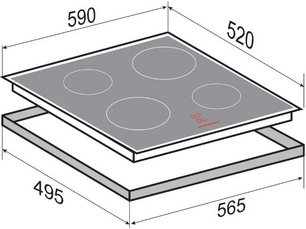 Стеклокерамическая варочная панель Zigmund Shtain CI 30.6 W фото 4 в Казани и Татарстане