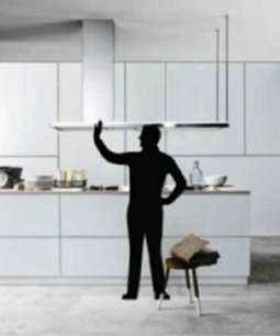 Вытяжка FALMEC DESIGN LUMEN ISOLA STEEL 175 SX фото 3 в Казани и Татарстане